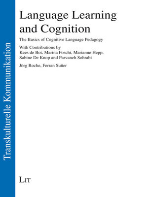 cover image of Language Learning and Cognition